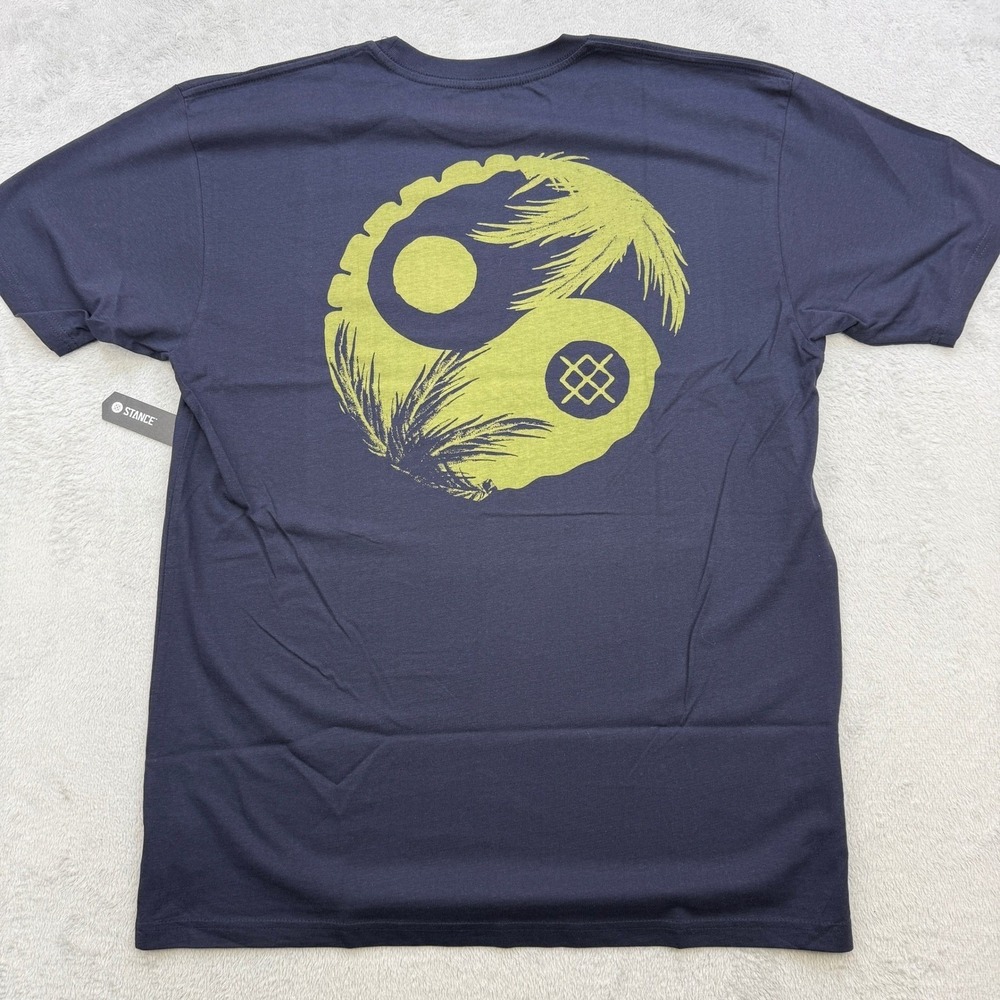 Stance Shirt All Gendor Large The Crew T Graphic T Shirt Black Cotton Streetwear